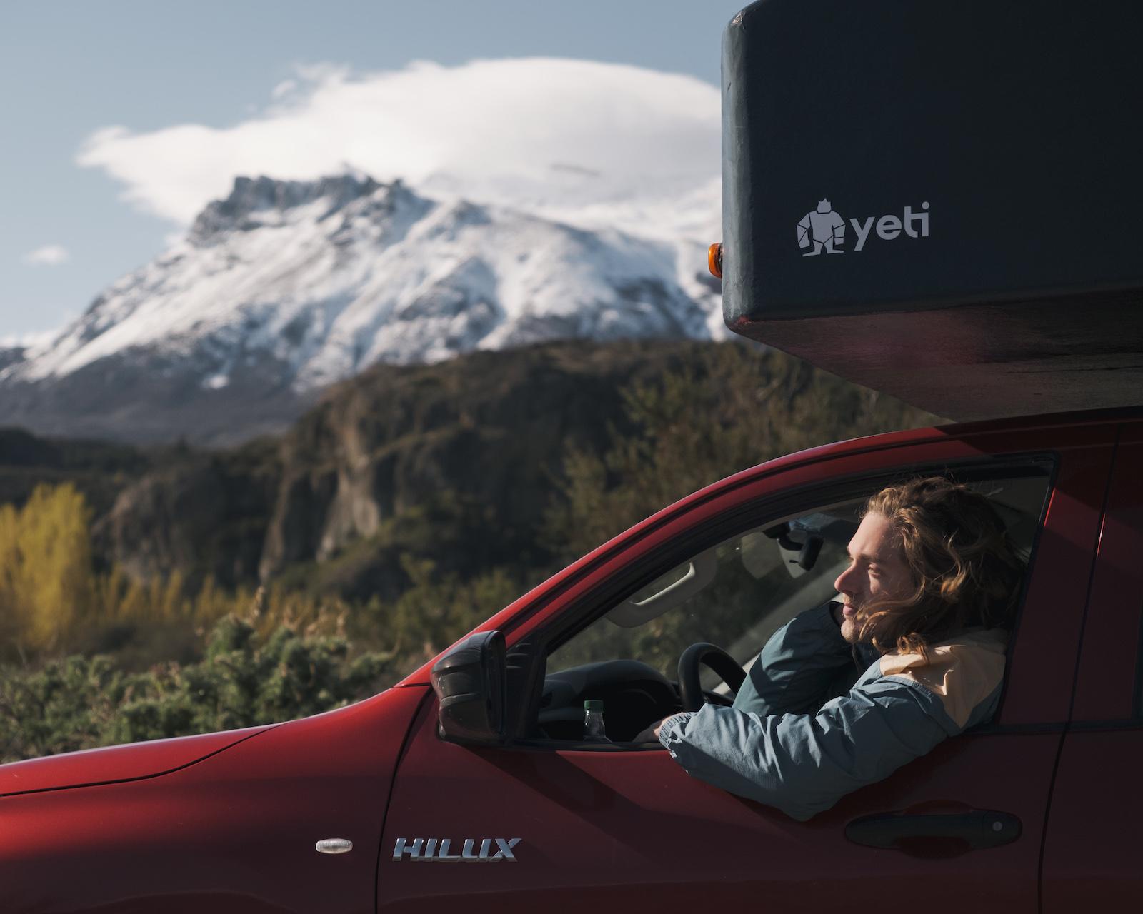 Driving the Nomad Camper through Aysén, Chile