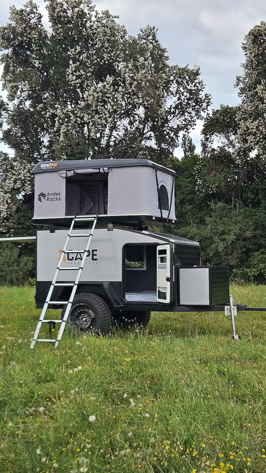 XCape trailer towed by a 4x4